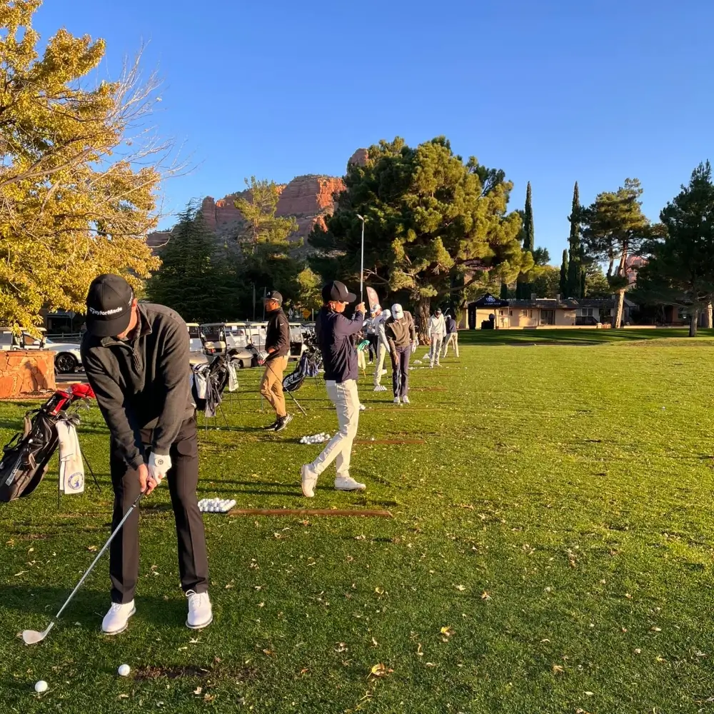 the oakcreek country club practice range